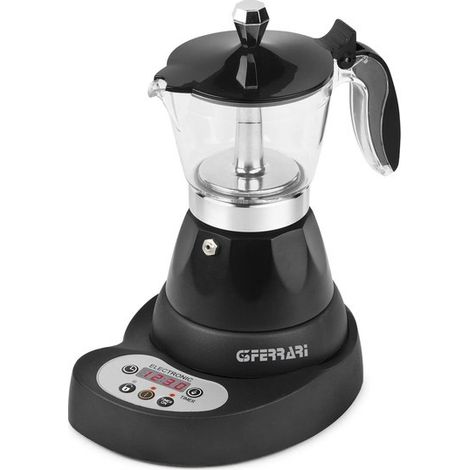 Máquina de café moka eléctrica con temporizador y display LED 14,5 x 23,5 x 18 cm (1/3)