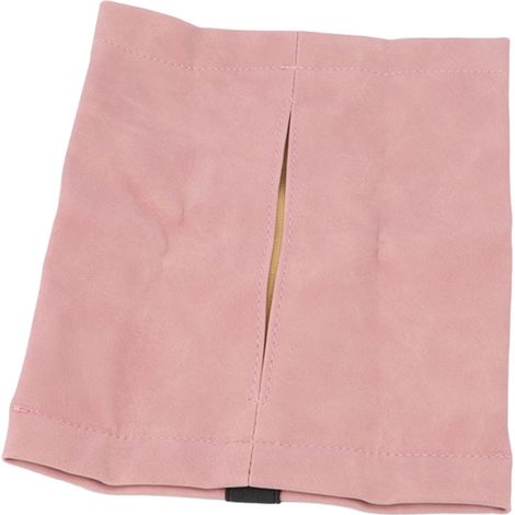 Porte-mouchoirs voiture doux et lavable, distributeur de lingettes pour appui-tête ou siège auto, couleur rose (1/5)