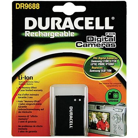 batterie appareil photo Duracell slb-10a 950 mAh 3.7 V (1/3)