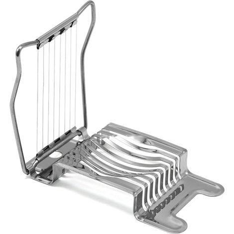 Eierschneider, Eierschneider aus Aluminium, Eierschneider aus Edelstahldraht und multifunktionaler Eierschneider. Geeignet für hartgekochte Eier, Aufschnitt und andere Schneidemaschinen. (1/5)