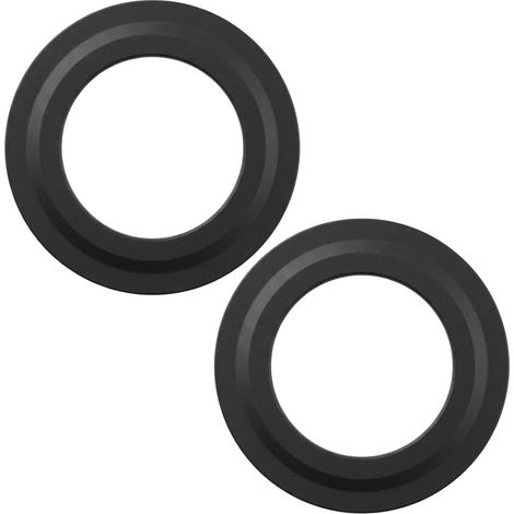 Set of 2 Toilet Flush Seals Compatible with Siamp Optima 49 50, Replacement Silicone Membrane for Toilet Mechanism, Seal Diameter 72 mm x 45 mm (1/5)