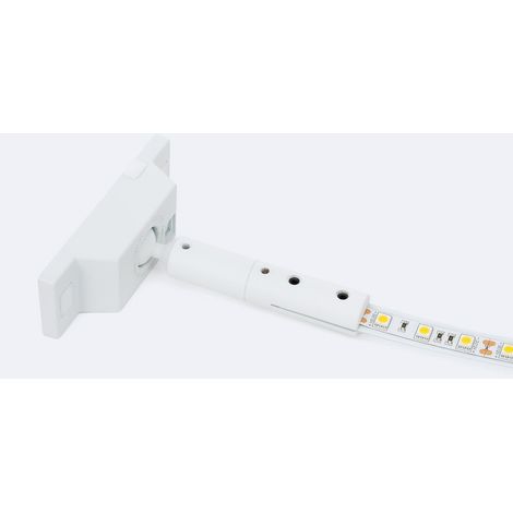 Perfil Superficie Aéreo 10m para Tira LED hasta 15mm Blanco 10 m (1/4)