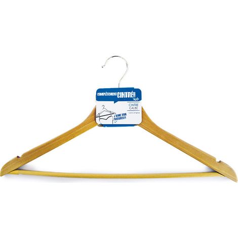 Cintre Bois Galbe Gaine Anti Glis - Copefa