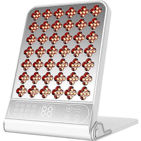 Thérapie par la lumière rouge pour le visage et le corps, appareil portable avec lunettes de protection, infrarouge 850 nm (1/3)