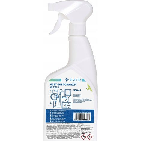 Produit d'entretien deante 14 pour cent gel vinaigre 0.5l prêt à l'emploi