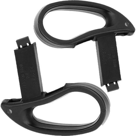 Poignée de siège, levier inclinable gauche et droit, plastique noir, réglage longitudinal, pour Audi VW Seat (1/5)