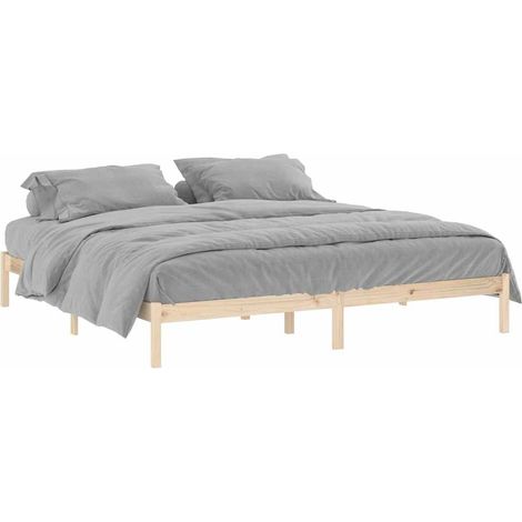 Maison Exclusive - Giroletto senza Materasso 193x203 cm in Legno di Pino King (1/5)