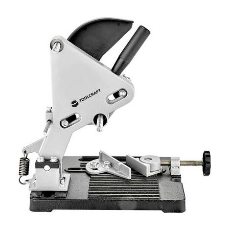 Toolcraft – Support de séparation pour meuleuse d'angle 115-125 mm – Angle réglable 0-45° – Pour coupes précises acier et métal – TO6803628
