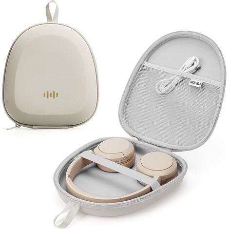 Étui Rigide Universel - 1 Unité - EVA Compact - Protection Anti-Choc - Pour Casques Supra-Auriculaires - 21,5x19,5x5cm (1/5)