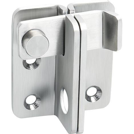 Verrou Porte Exterieur Coulissante Serrure Volet Loquet Porte Interieure , Verrou Portail à Bascule Boulon pour Fenêtre , Placard et Jardin , Finition Brossée en Acier Inoxydable (1/5)
