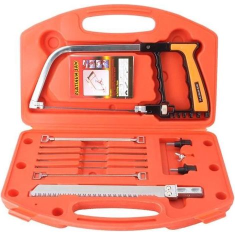 Scie Multifonction - Kit 11 Lames Pour Bois Plastique PVC Carreaux Céramique Pierre Verre - Usage Polyvalent - 1 Pièce (1/4)