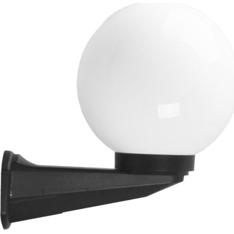 lampada da parete abanto outdoor 1xe27 nero ip44 29x20x30,5 cm