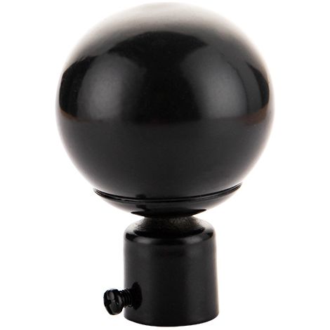 Embouts De Tringle À Rideau 28 Mm Lot De 2 Fleurons Décoratifs sans Outils pour Barres De Rideaux Classiques Accessoires De Décoration Intérieure pour Fenêtres Et (1/5)