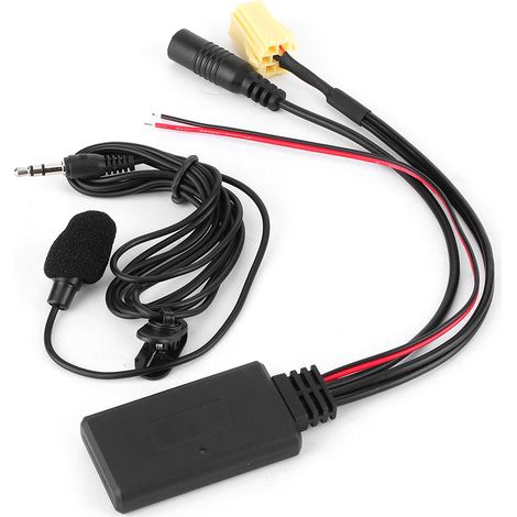 Adaptateur Bluetooth 5.0 avec entrée auxiliaire pour radio et microphone mains libres de voiture, compatible avec Alfa Romeo (1/5)