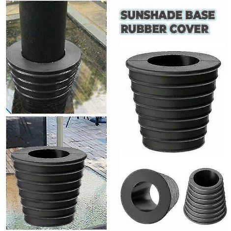HONORNIC - Bouchon en caoutchouc pour pied de parasol, support de parasol, anneau de fixation pour trou de table de patio