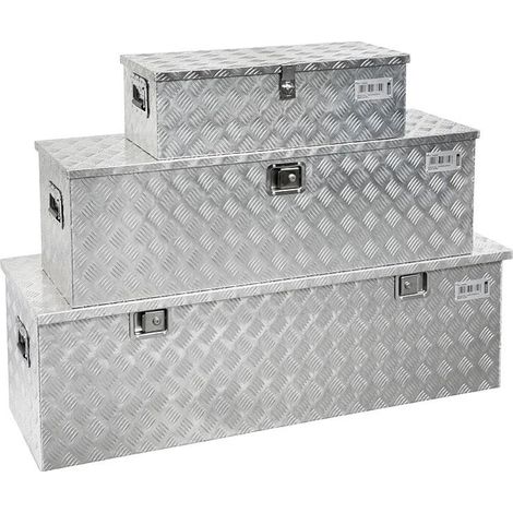 Set mit 3 Koffern aus Aluminium Fervi 0382