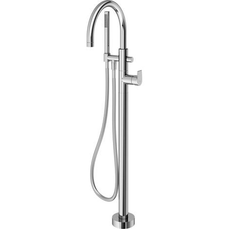 Presto Grifo baño-ducha de pie Aroha con accesorios cromo (1/2)