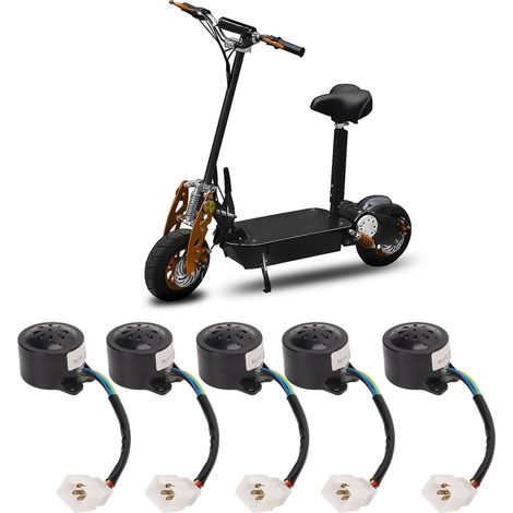 Lot de 5 avertisseurs sonores universels 12V-60V pour la marche arrière, compatibles avec les tricycles et scooters électriques. (1/5)