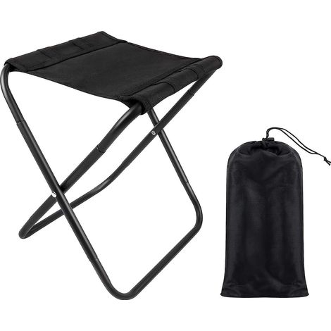 Tabouret de camping pliable et portable avec sac de transport pour les activités de plein air (1/5)