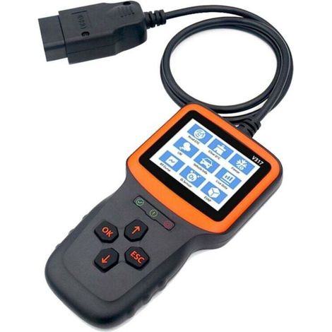 Diagnostic Automobile OBD2 Scanner Lecture Codes Erreur Moteur Effacement Détection Outil Réinitialisation
