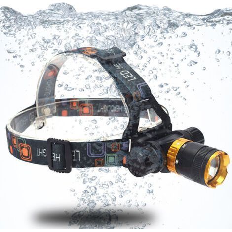 Headlamp,Diving headlight Magnetic control switch Waterproof LED diving headlight (without battery) (1/4)