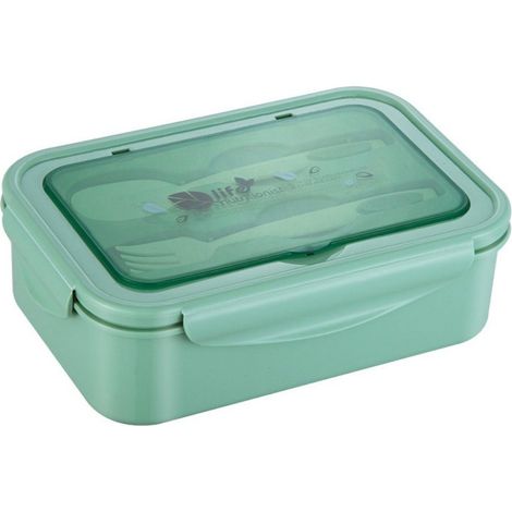 Sac à lunch étanche avec couverts, idéal pour organiser ses repas au travail, à l'école, en pique-nique ou en voyage.-AquaForge (1/5)