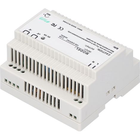 Alimentation Rail DIN DR-100-12 Transformateur 12V 100W Régulé pour LED Basse Tension (1/5)