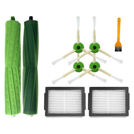 Pièces détachées pour aspirateur robot iRobot Roomba I3, I3+, I4, I6, I6+, I7, I7+, I8, I8+, E5, E6, E7 : brosse principale, filtre et sac à poussière (1/5)