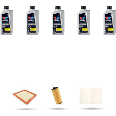 Kit tagliando 3 FILTRI e 5L OLIO compatibile con Bmw Serie 2 (F45,F46) 218I 100kw dal 2014 (1/4)