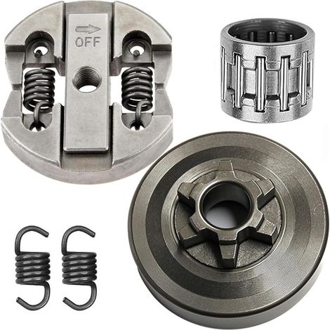 6 dents 52 mm Embrayage pour Zenoah Komatsu G2500, 2500, 2600, 25 cc, 2500T, pour Chinese 2500 pour Timberpro pour Lawnflite pour Carlton tronçonneuses pièce de rechange 2475-51200, 2841-51201 (1/5)