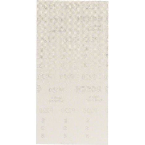 Bosch Schleifblatt M480 Net Best for Wood and Paint 115 x 230 mm 220 50 Stk (1/4)