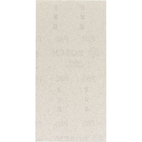 50 feuilles abrasives M480 pour Bois et peinture, 93 x 186 mm, grosseur de grain G80, Accessoires pour ponceuse excentrique (1/5)