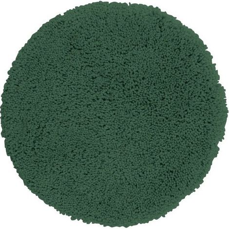 Tapis de bain Rond HIGHLAND 110cm Vert foncé Spirella (1/5)