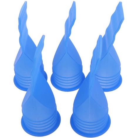 Lot de 5 bouchons anti-refoulement de drainage, filtre à sens unique, filtre d'égout, siphon de sol réglable en silicone pour salle de bain, cuisine et autres tuyaux (bleu)
