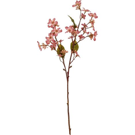 Pink Vernicia Fordii Spray Artificial Flower - Plastic - L22 x W10 x H63 cm - Pink