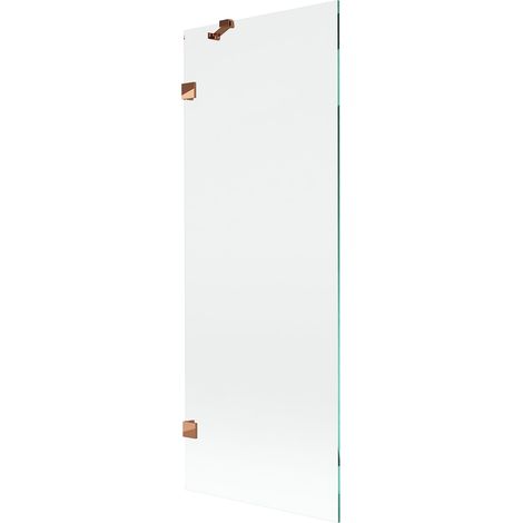 Mexen Lunar mampara de ducha de 1 hoja 70 x 150 cm, transparente, oro rosa - 897-070-000-60-00 (1/5)