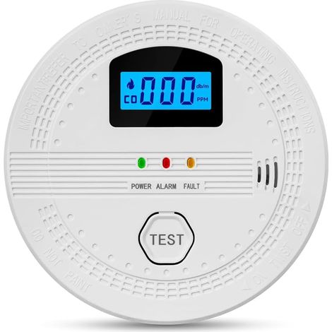 Capteur électrochimique : affichage numérique, alarmes sonores et visuelles, et fonctions d’indicateur LED. (1/5)