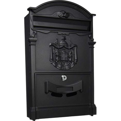 Cassetta Postale Porta Lettere Blinky Residencia Nere Alum 26X9X41H cm (1/4)