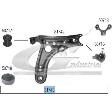 3RG 31743 BRAZO SUSPENSIÃƒâ€œN DELANTERO DERECHO