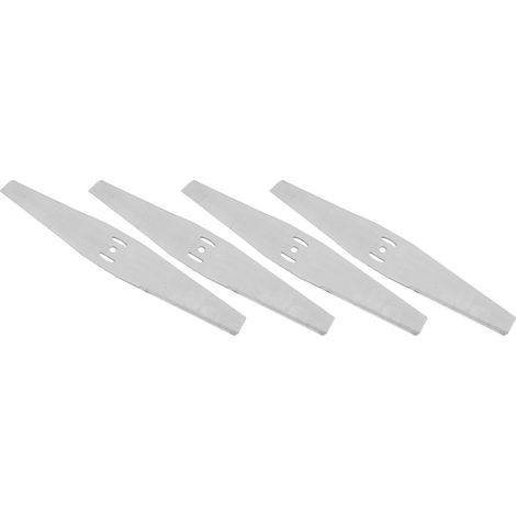 Lames de rechange en acier inoxydable pour tondeuse à gazon électrique (lot de 4) - Outil de désherbage pour jardin et pelouse (1/5)
