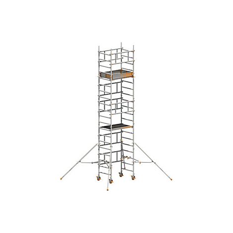 Andamio rodante unipersonal SoloTower  dimensiones de la