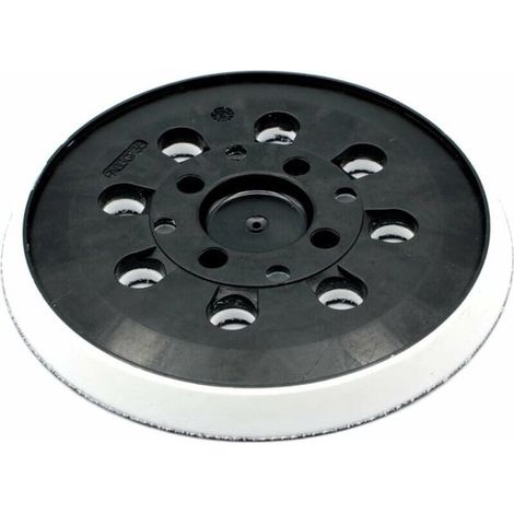 Patin de ponçage adapté à Bosch 125 mm, dureté moyenne avec système d'accessoires pour ponceuse excentrique Pex 300/400 Ae / 4000 Ae (1/5)