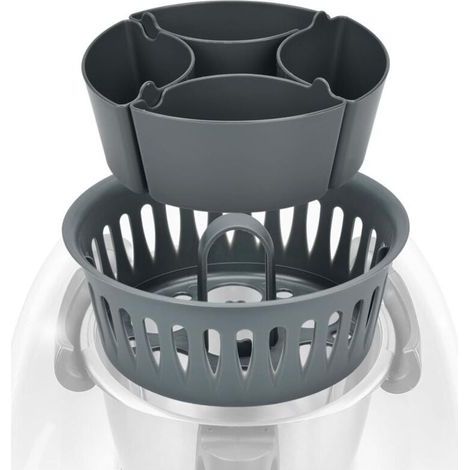2 en 1 Cuiseur à œufs, Cuiseur Oeuf compatible avec Thermomix TM5 TM6 TM31,Cuiseur à œufs Thermomix - Jusqu'à 4 œufs pochés et 6 œufs à la coque, muffins (1/5)