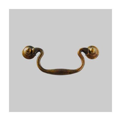 Maniglia per mobili 5050 interasse 96 mm - patinato antico