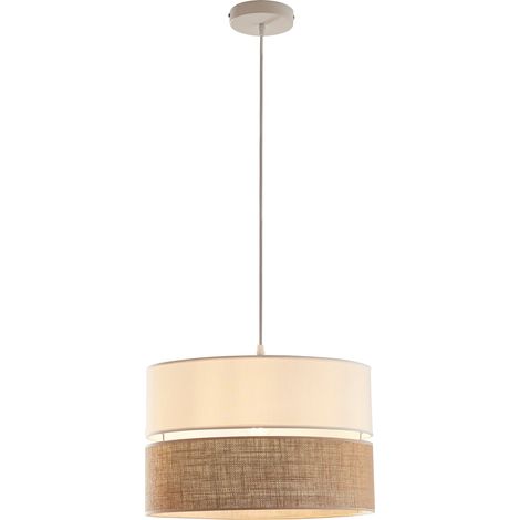 Lampada a sospensione bianco / effetto lino 030010730
