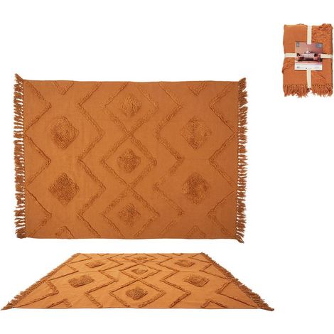 Tapis - HOME DECO FACTORY - Tufte - Ethnique - Terracotta - Orange (1/5)
