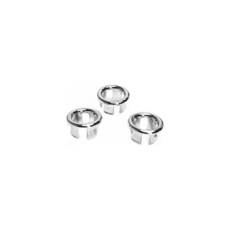 Vanity Garniture de lavabo rond pour trop-plein Diamètre extérieur 3cm diamètre intérieur 2cm hauteur 1.6cm (1/2)