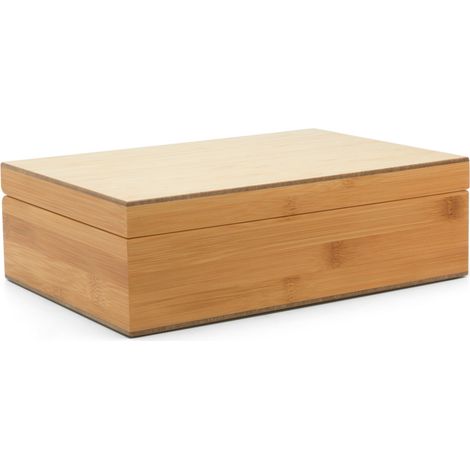 Universal - Coffret en Bambou avec 6 boîtes à thé