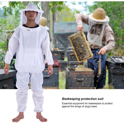 Combinaison de protection professionnelle pour apiculteur, équipement apicole, veste à capuche et pantalon (1/5)