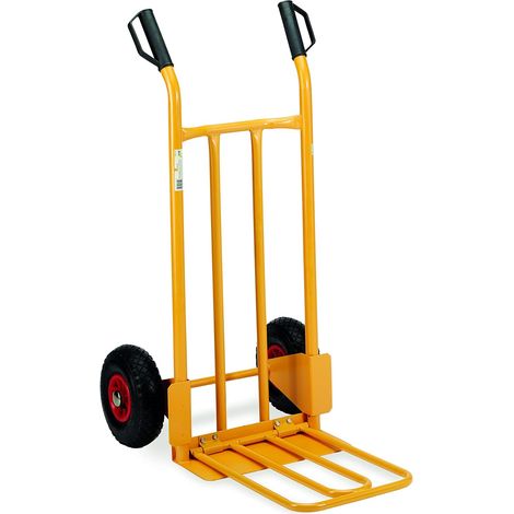 Bravetta Carrello per Trasporto 300 Kg Ruote Pieghevole Portapacchi (1/5)
